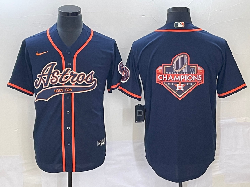 Men's Houston Astros Navy Jersey Joint Edition